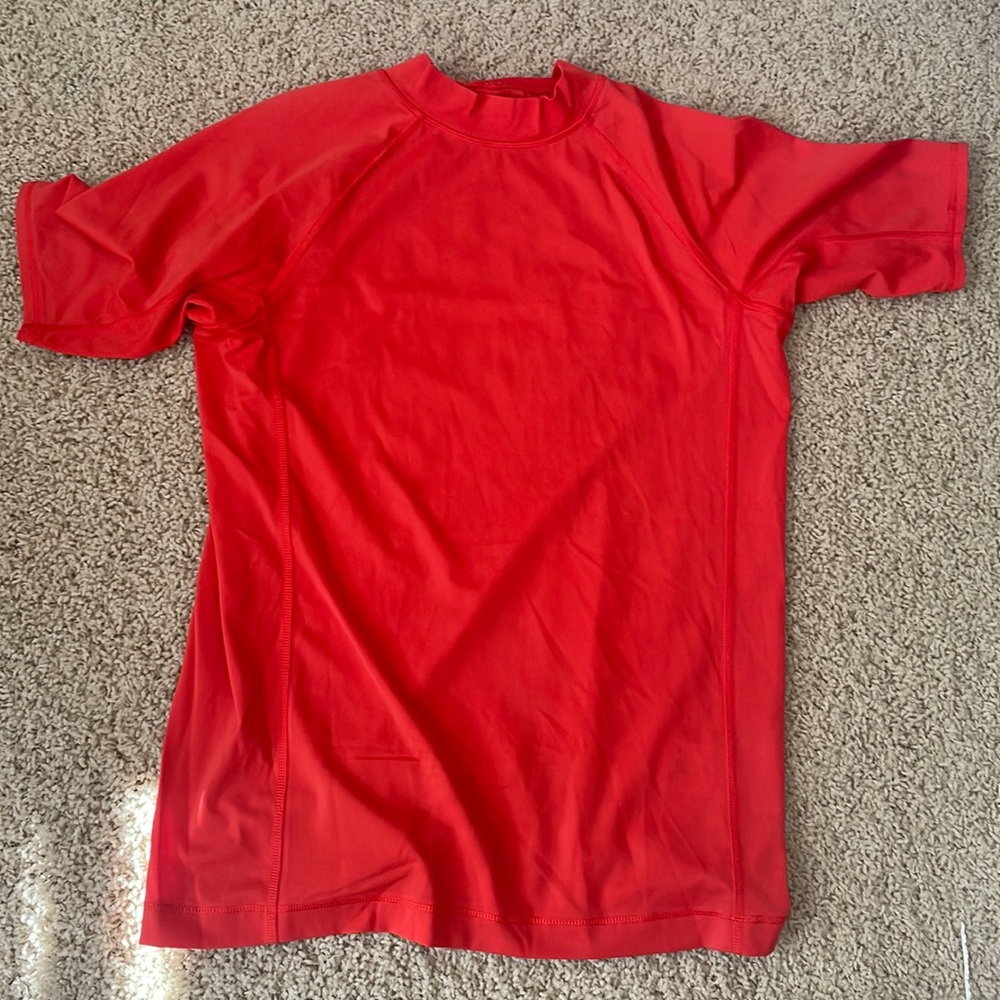 Lands’ End Swim Shirt - Youth Large - Red - Good Condition